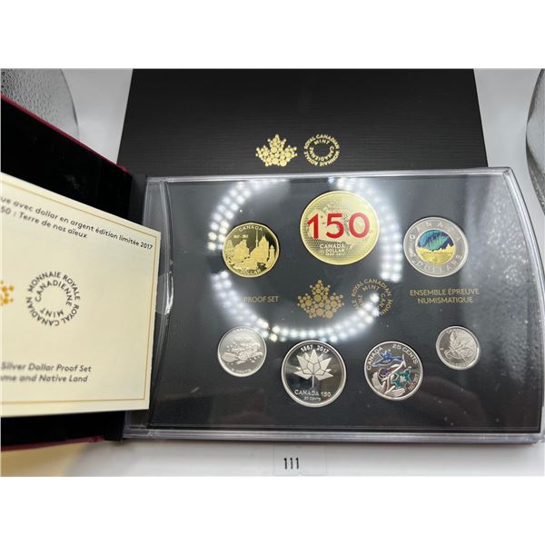 2017 Canada Our Home & Native Land LTD Silver Dollar Proof Set