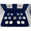 Image 1 : 1992 Canada 125th Anniversary 13-Coin Sterling Silver Proof 25-Cent Set With Loon