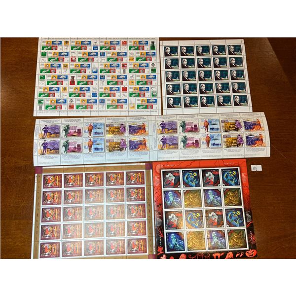 1990's Canadian Stamps - Halloween Stamps, Year of the Tiger