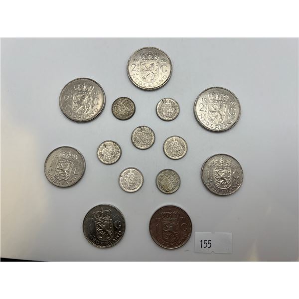 Netherlands Coins - Gulden Coins & Silver 10 cents