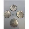 Image 1 : 1960,1964,1966 Canadian Siver 50 Cent Pieces