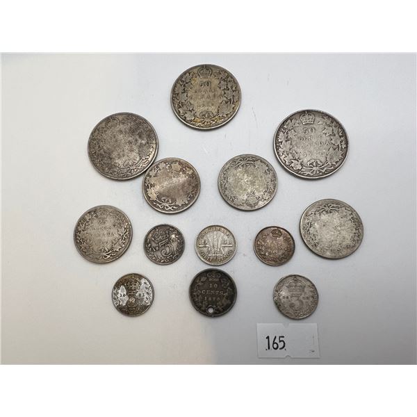 Canada, UK, Australia Sterling Silver Coins Various Years