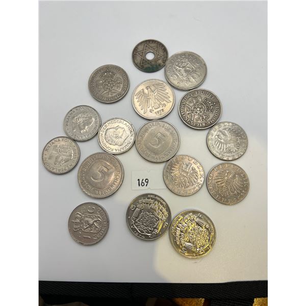 Netherlands, Austria, Germany, UK, Africa, Belgium Vintage Coins