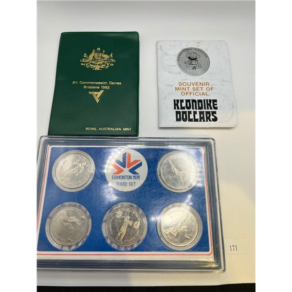 Canada & Australia Commonwealth Token Sets & Edmonton Klondike Days Tokens