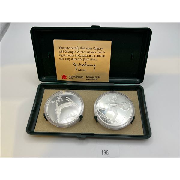 1988 $20 Calgary Olympics Sterling Silver Coin Set
