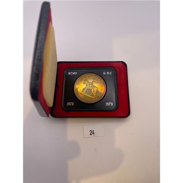 1973 Royal Canadian Mounted Police Centennial Silver