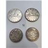 Image 1 : 1950's Canadian Silver Dollars & 50 Cent pieces