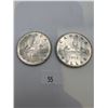 Image 1 : 1952 Canadian Silver Dollars