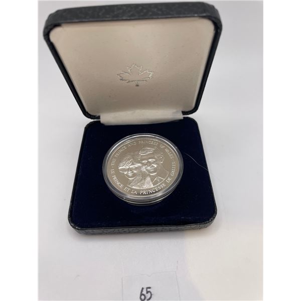 1983 Silver Prince And Princess Of Wales Coin