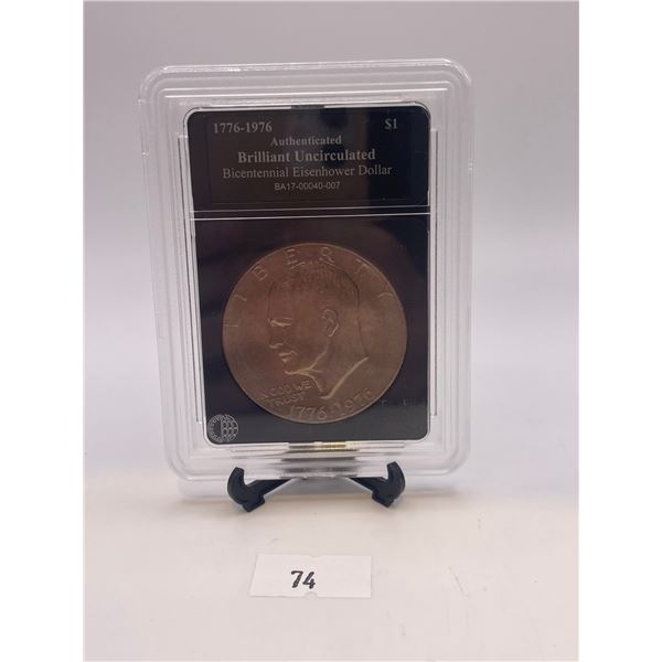 1976 Bicentennial Nickel Eisenhower Coin