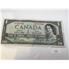 Image 1 : 1954 Canadian "Devil's Face" $1 Banknote