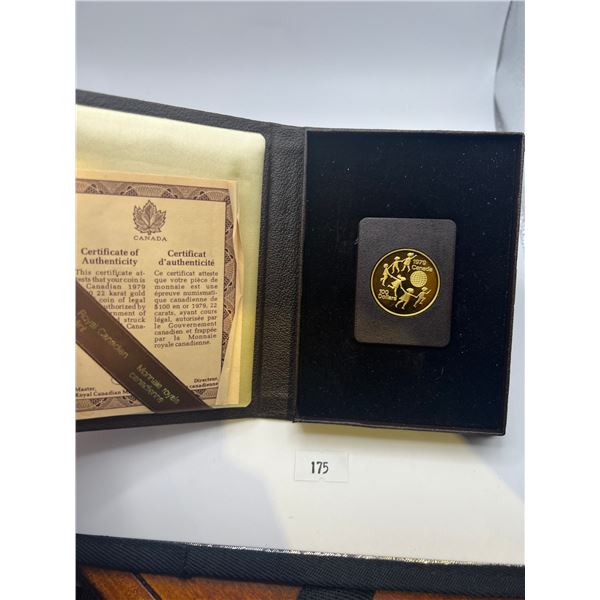 1979 $100 22K Gold Proof Coin - 1/2 Troy Oz