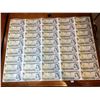 Image 1 : Sheet of 1973 Canadian $1 Banknotes