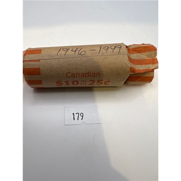 1946-1949 Canadian Silver Quarters