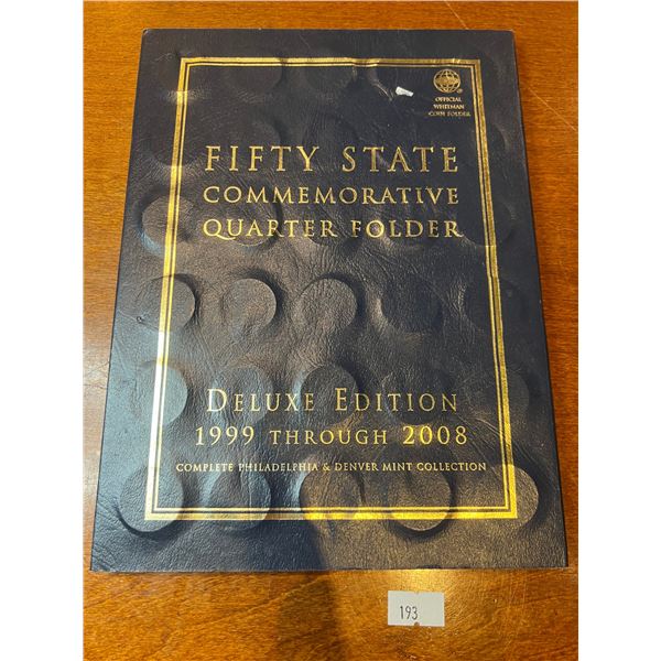50 State Commemorative Quarter Folder - Complete