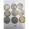 Image 1 : 1940's Canadian Silver Quarters