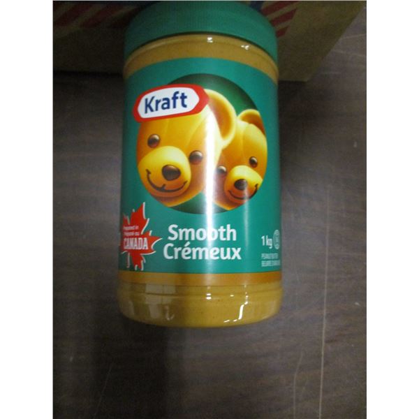 KRAFT SMOOTH PEANUT BUTTER (1 KG) PER JAR