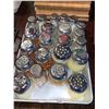 Image 1 : Lot of cheese/pepper & condiment shakers with tray