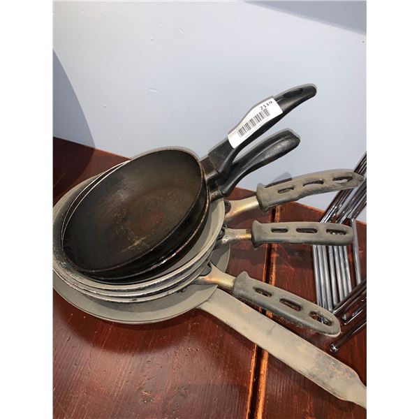 Commercial 6 inch fry Pans - lot of 6