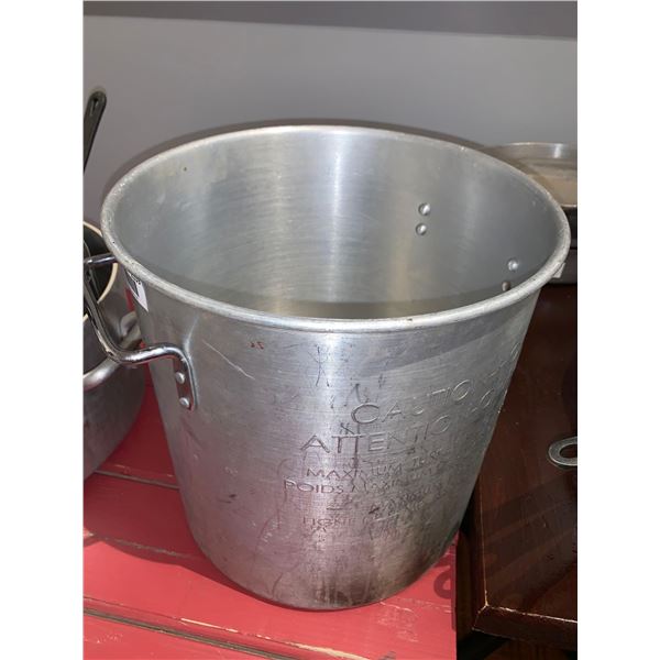 Large Steel Stock Pot with handles