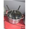 Image 1 : Commercial Aluminum Quad Basket pasta Pot