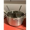 Image 2 : Commercial Aluminum Quad Basket pasta Pot