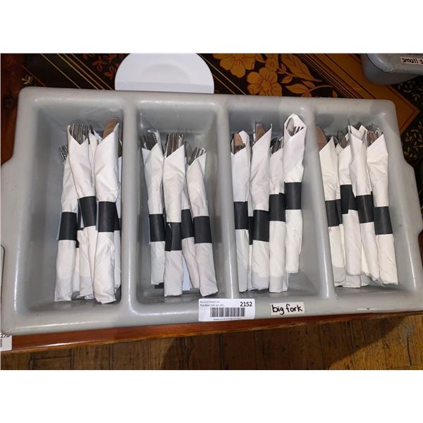 Commercial Cutlery Tray With contents as shown