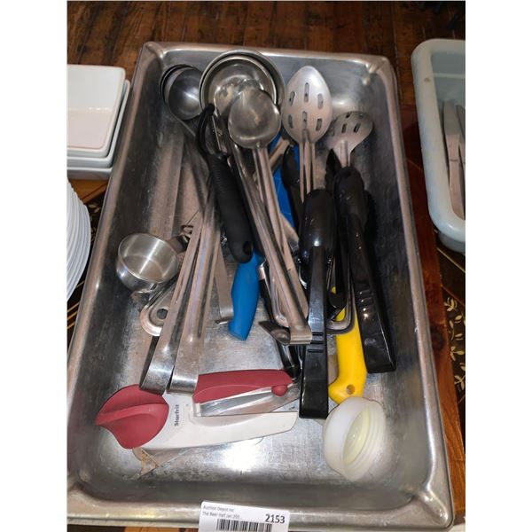 Lot of assorted Serivce Spoons & ladels with SS insert