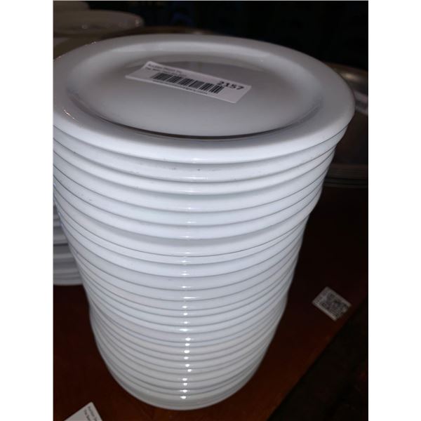Rego Porcelain Commercial 7 inch plates Lot of 26