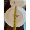 Image 2 : White Side Plates 7 inch Lot of 40