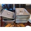 Image 1 : Stainless Steel Inserts and lids Lot of 14 pcs.