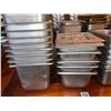Image 3 : Stainless Steel Inserts and lids as shown - Lot of 30 pcs.