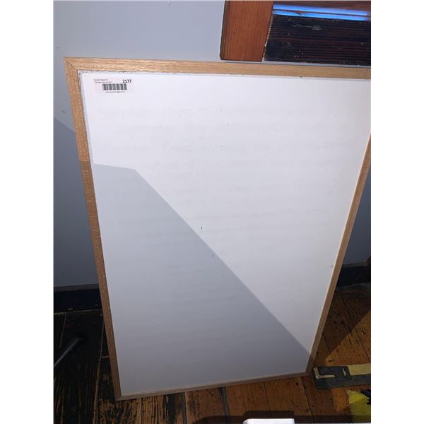 Wood Framed Whiteboards approx 22x30