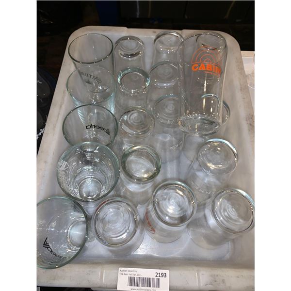 Lot of Bar Glassware assorted Beer Pints as shown
