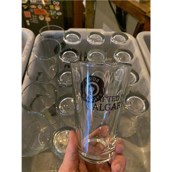 Lot of Bar Glassware assorted  Beer Pints as shown