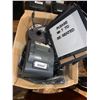 Image 1 : Box lot of misc items with receipt printer, audio cable, sign, etc.