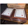 Image 1 : Lot of 12 NEW Certificate Frames