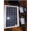 Image 3 : Lot of assorted Solar Light Items with Panel, lights, remote and stand