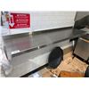 Image 1 : Stainless Steel Wall Mount Shelving Unit 60 inches - buyer must remove