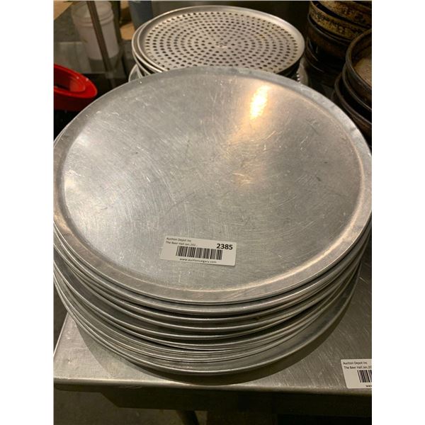 Aluminum Pizza Service Pans 16 inch Lot of 18