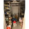 Image 1 : Contents of walk in freezer includes 2 rolling racks and all food - buyer must take all