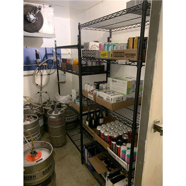 Lot of 2 black metro racks, no contents