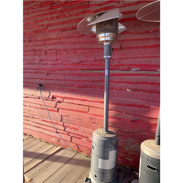 Propane Stand Up patio Heater damage on dish