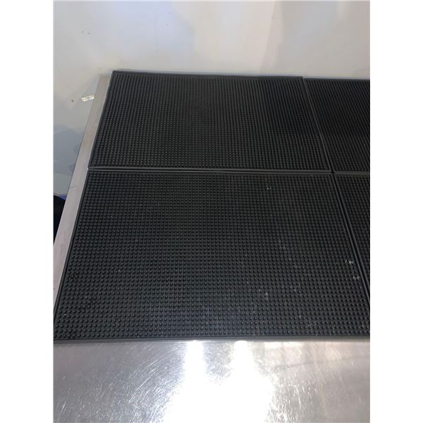 Lot of 2 Rubber Pour.Glass Mats approx 12 x 20