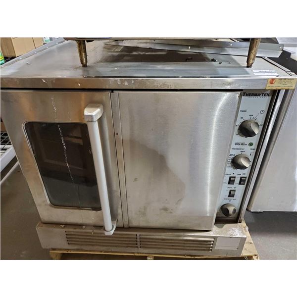 Therma-Tek Stainless Steel Gas Convection Oven-(PLEASE PICK UP THIS ITEM AT THE AUCTION DEPOT WAREHO