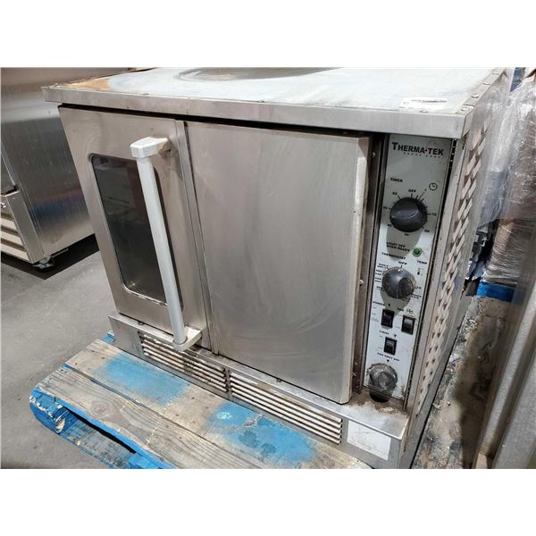 Therma-Tek Natural Gas Commercial convection Oven -(PLEASE PICK UP THIS ITEM AT THE AUCTION DEPOT WA