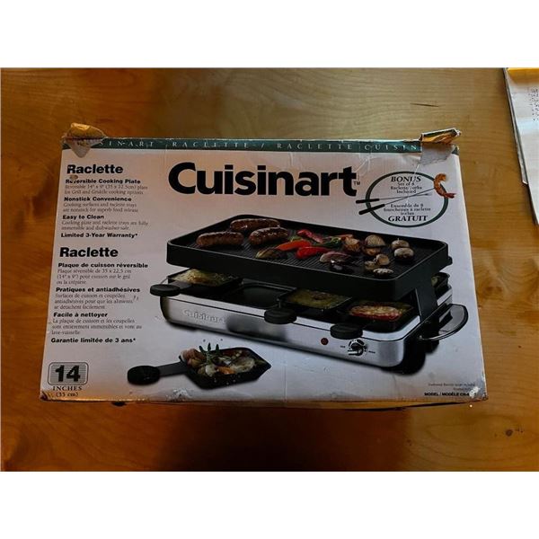 Cuisinart Raclette Reversible Cook System