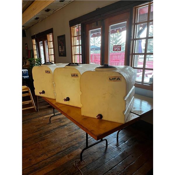 UFA 50 Gal Water Tanks LOT of 3