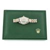Image 9 : Rolex Ladies Two Tone Green Vignette Diamond & Emerald Datejust Wristwatch