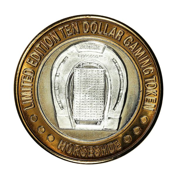 .999 Silver Binion's Horseshoe Las Vegas, NV $10 Casino Limited Edition Gaming Token
